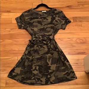 Cotton Camouflage Dress